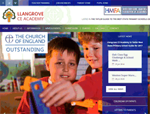 Tablet Screenshot of llangrove.hmfa.org.uk
