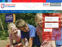 Tablet Screenshot of canonpyon.hmfa.org.uk